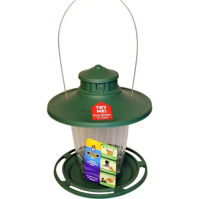 Surefill Plastic Lantern Feeder Green