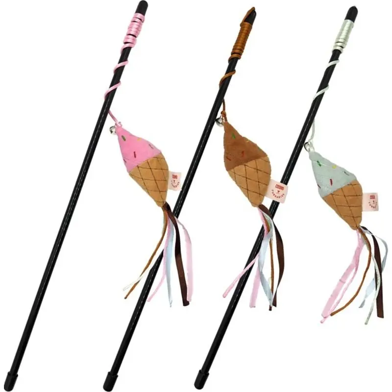 Cosmo Furbabies Ice Cream Wand with Catnip 18 Inch
