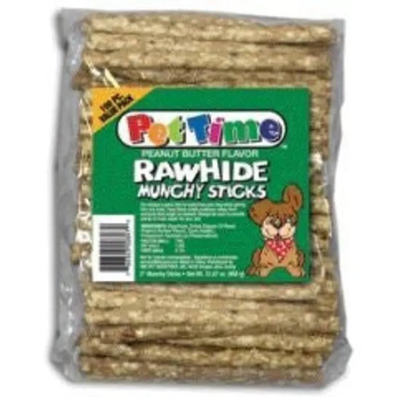 Natural Munchy Sticks Dog Treats M Peanut Butter