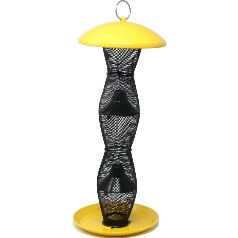 No/No Finch Bird Feeder Yellow/Blk