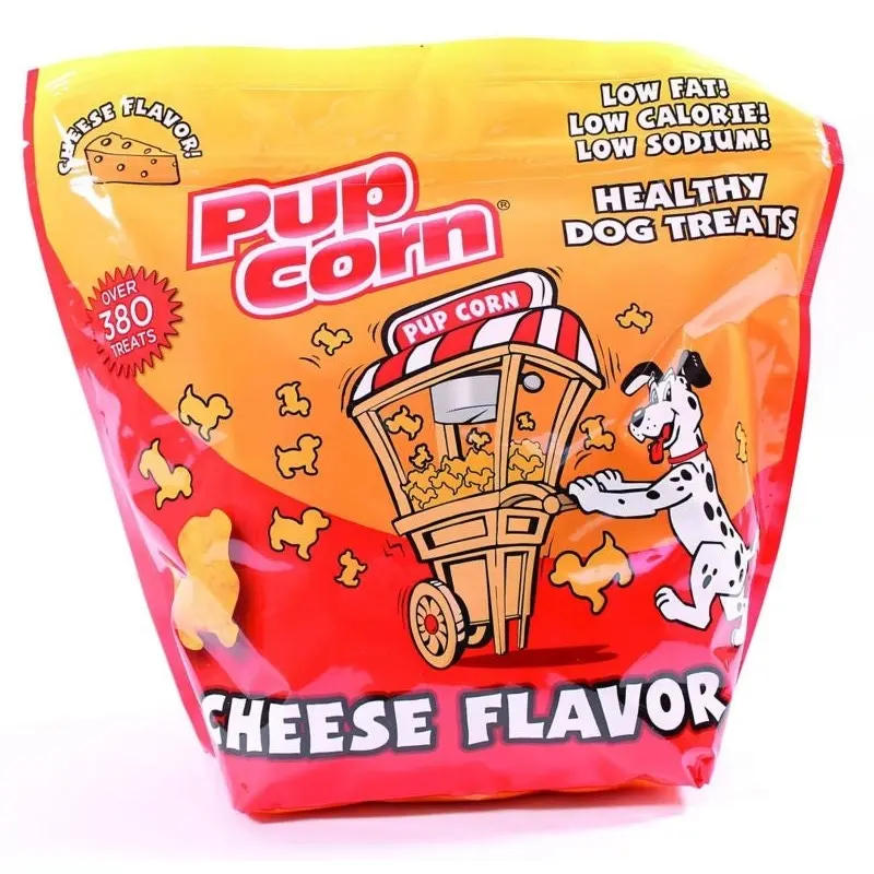 Pup Corn Healthy Dog Treats 16oz Cheese