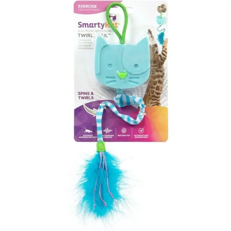 Smartykat Twirly Tail Hanging Elec Teaser Cat Toy