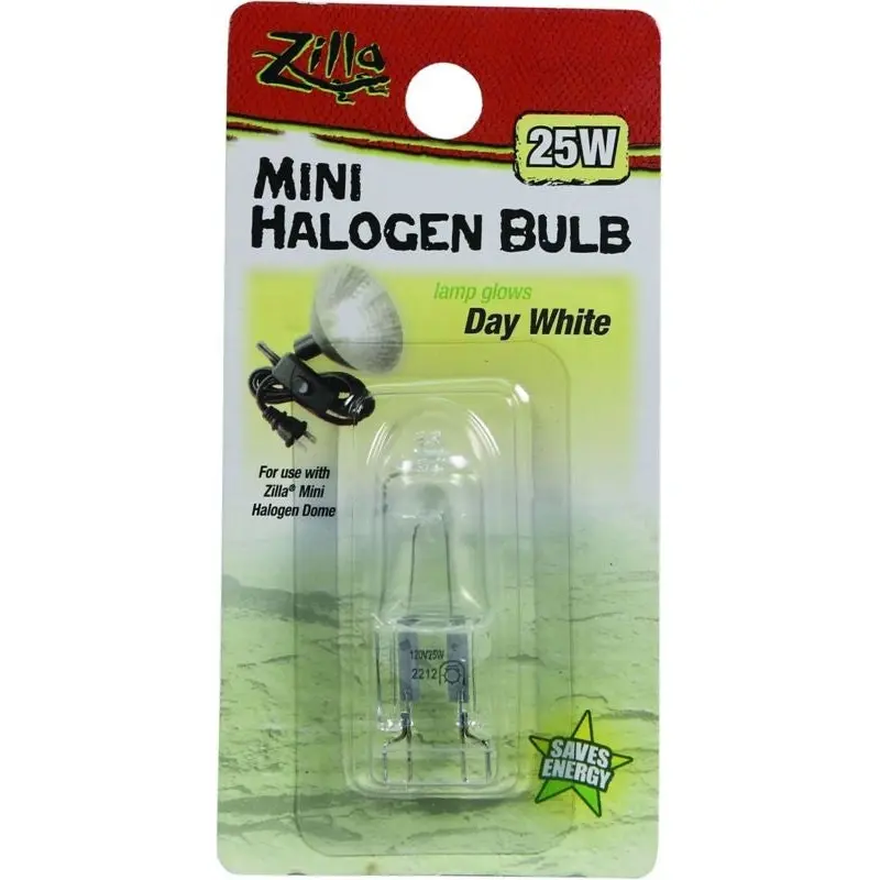 Zilla Mini Halogen Bulb 25 Watt Day White
