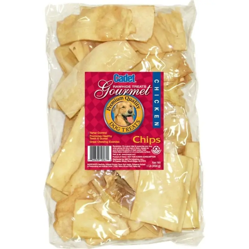 Cadet Rawhide Basted Chips Value Pk-Chick 1lb Chk