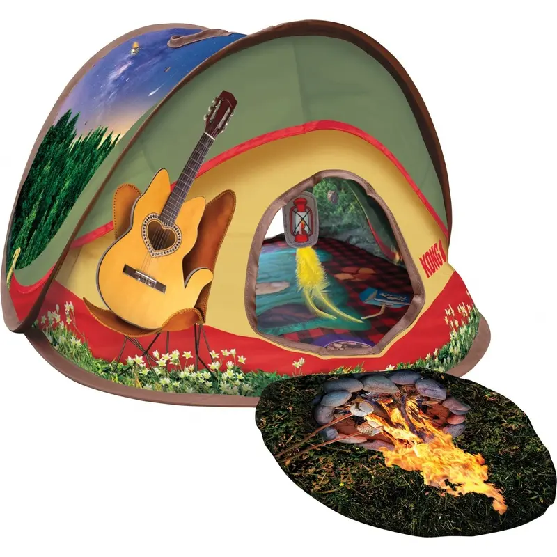 KONG Play Spaces Glamping Tent Cat Toy