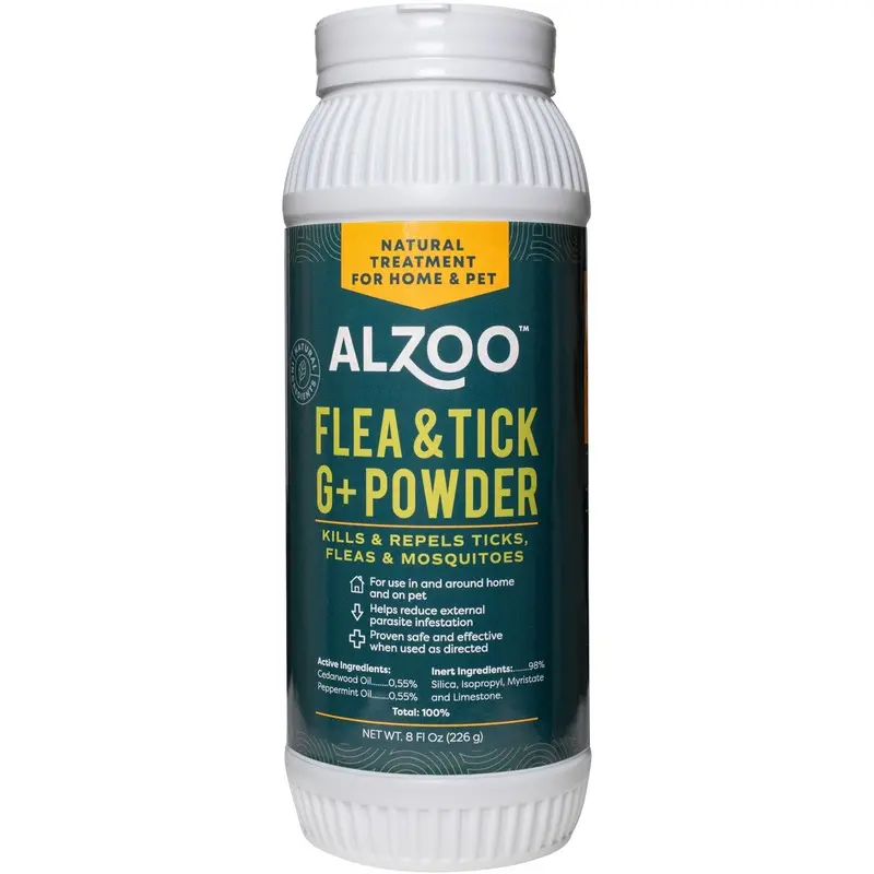 Alzoo Plant Based Flea & Tick G+ Environment Powder
