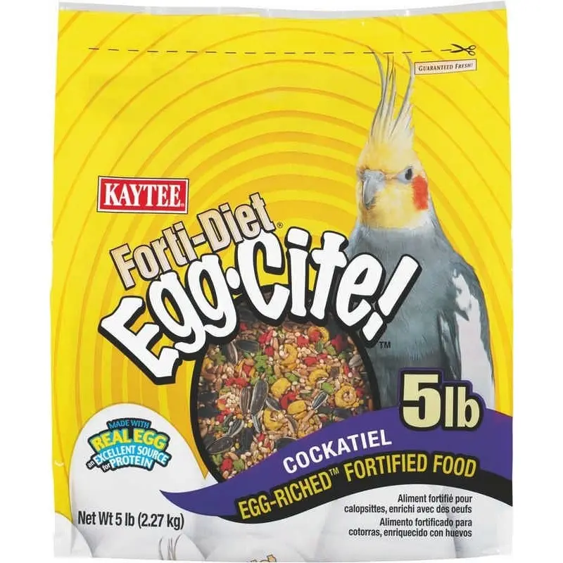 Cockatiel Bird Feed Fortidiet Eggcite 5lb
