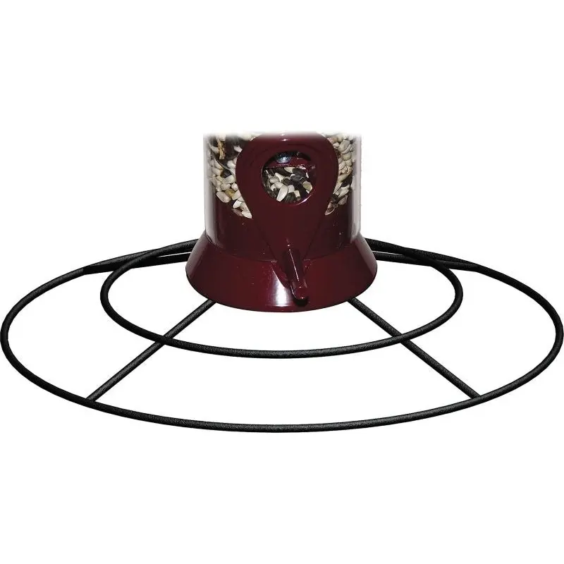 Droll Yankees Tidy Perch And Bird Feeder Stand Blk