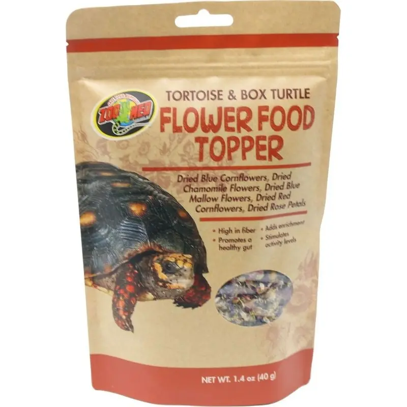 Tortoise And Box Turtle Flower Food Topper .21oz