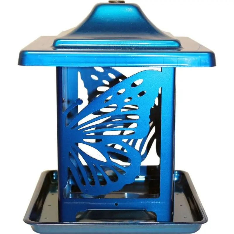 Homestead Monarch Seed Feeder 5.5 lb Blue