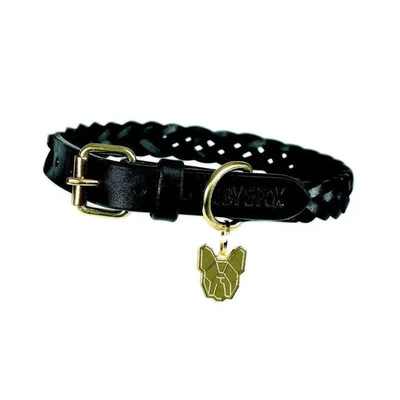 Digby and Fox Plaited Dog Collar