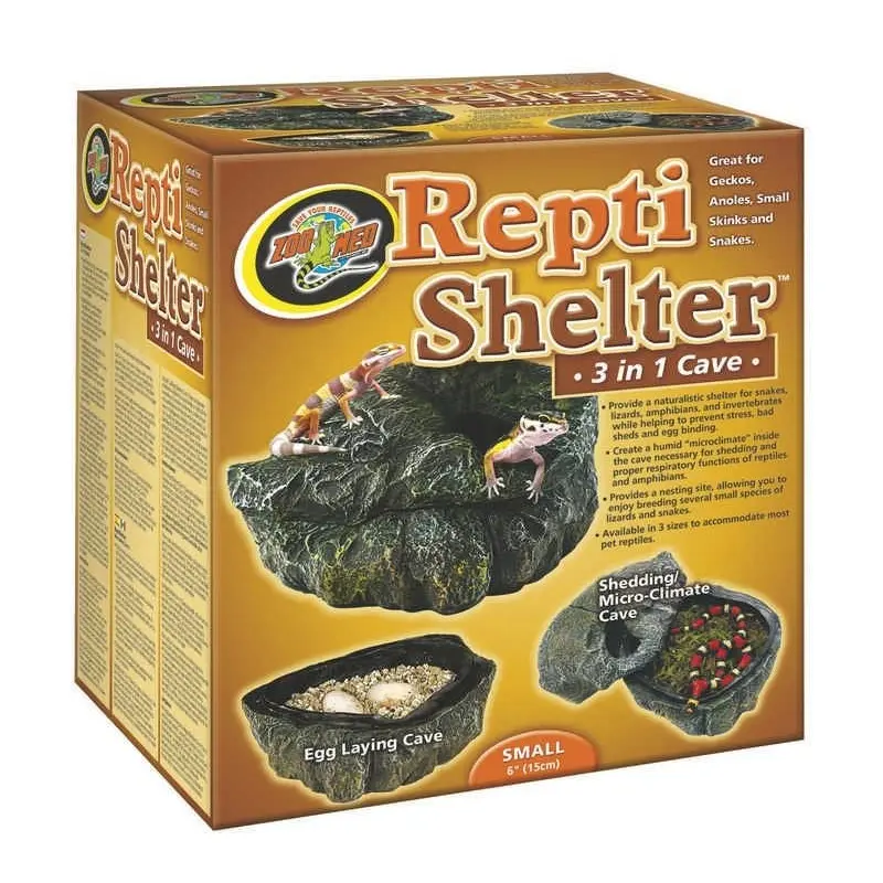 Repti Cave For Reptiles 6 x 5 x 6 Brown