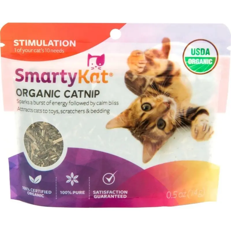 Smartykat Usda Certified Organic Catnip Pouch