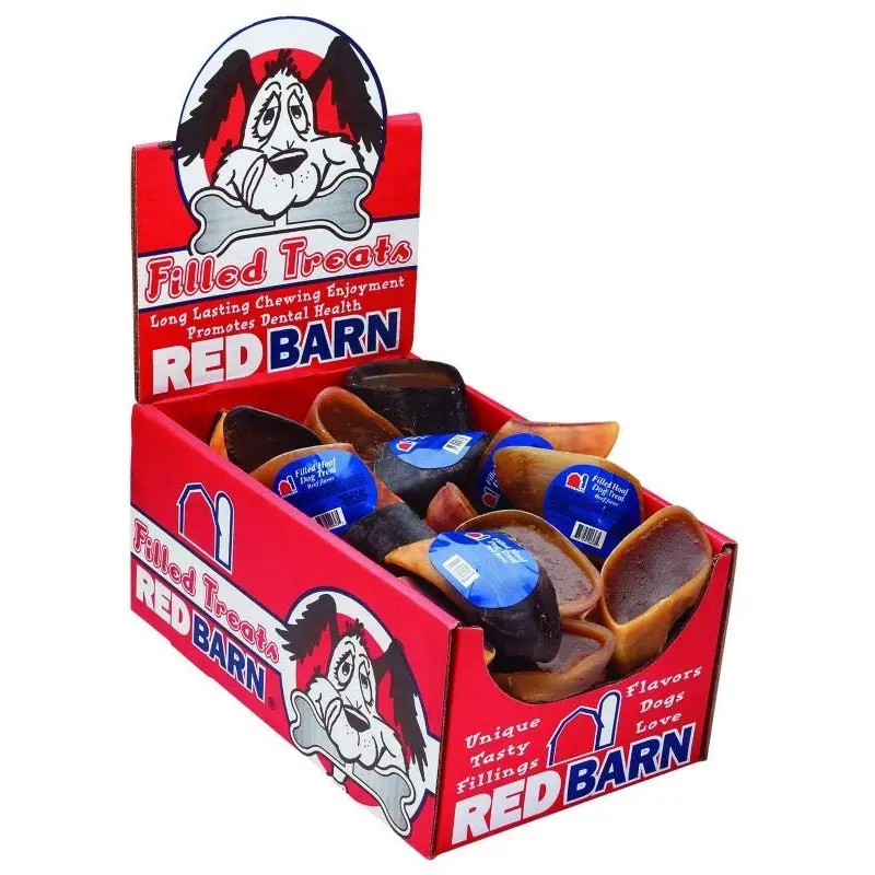 Redbarn Filled Cow Hooves Dog Treat