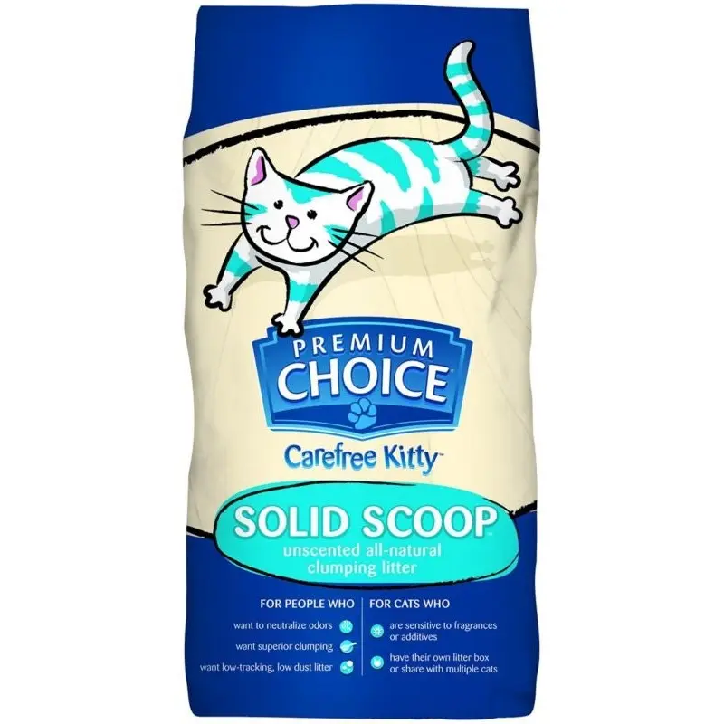 Premium Choice Unscented Solid Cat Litter