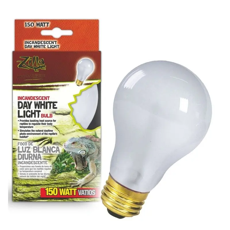 Zilla Day White Light Incandescent Bulb 150 Watt