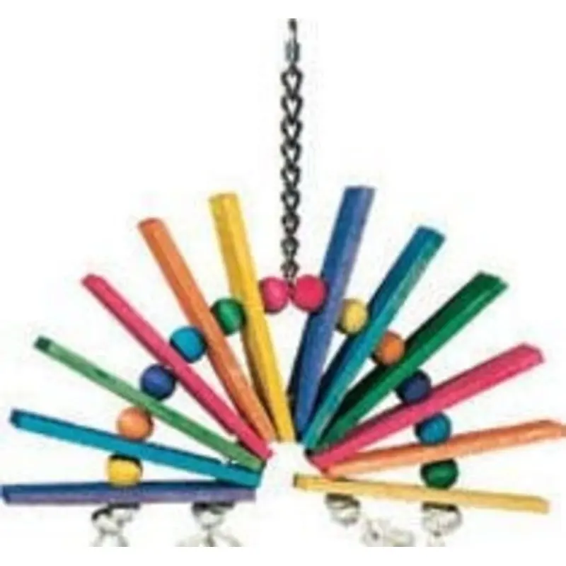 Happy Beaks Over The Rainbow Bird Toy Large