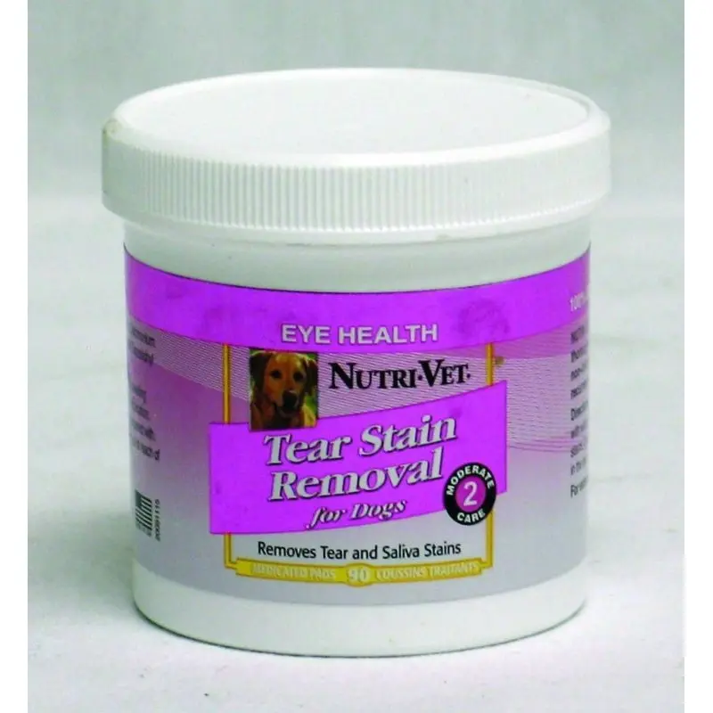 Nutri-Vet Tear Stain Removal Medicated Pads