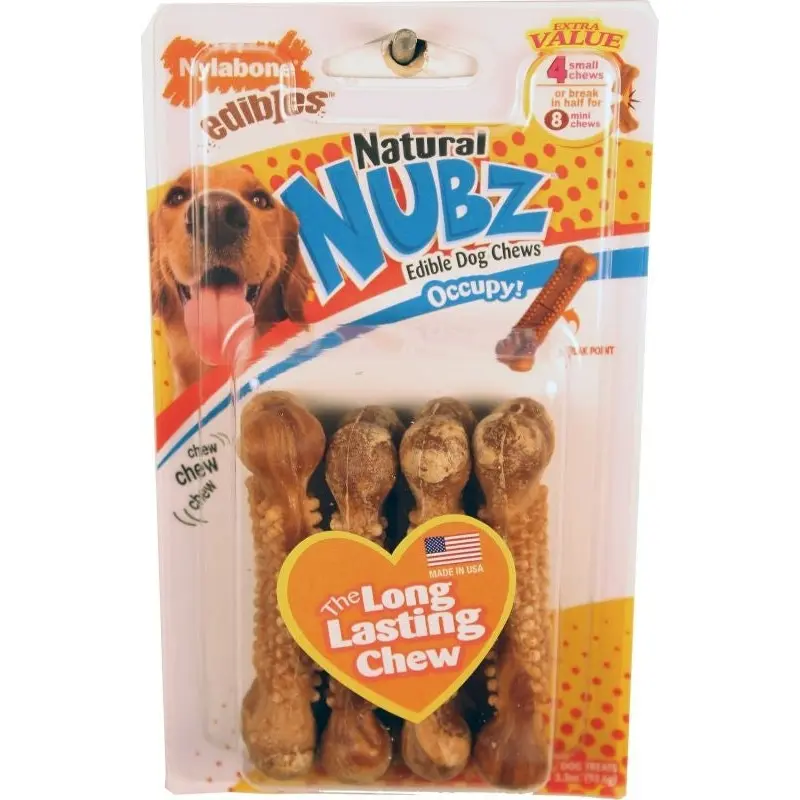 Nylabone Nubz Chicken Flavor SM 4 count