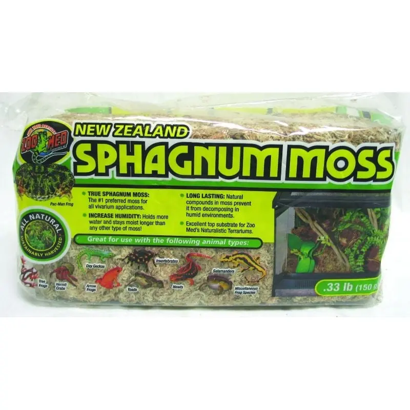 Zoo Med New Zealand Sphagnum Moss 0.33 Pound