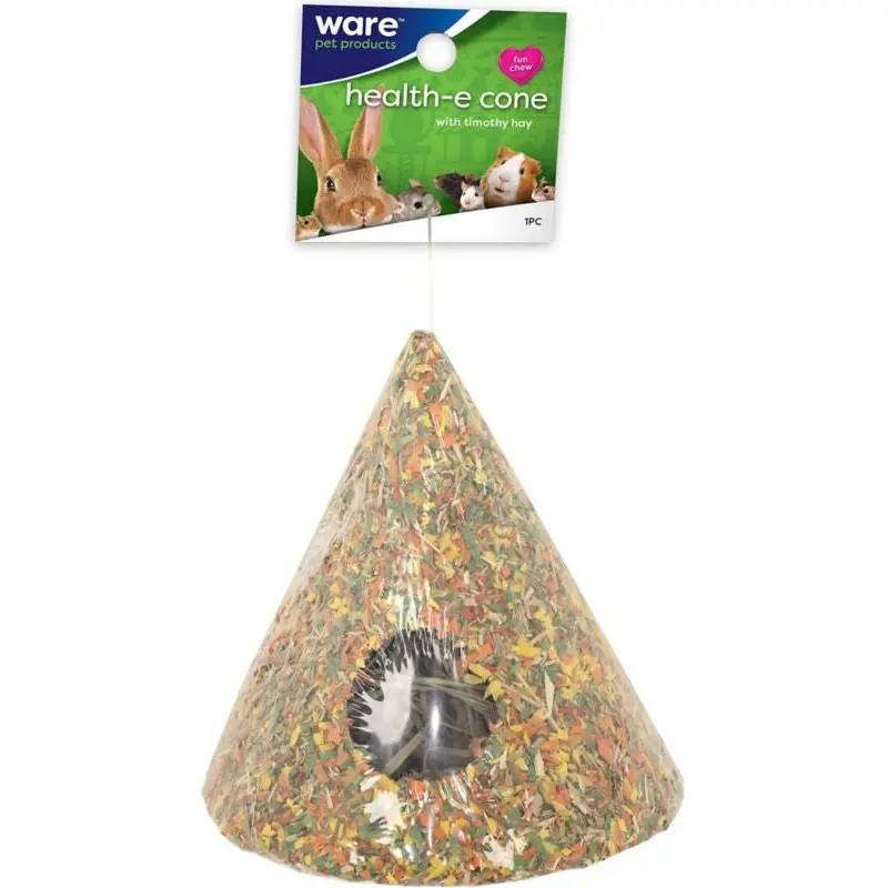 Critter Ware Health-E-Cone W Hay Natural