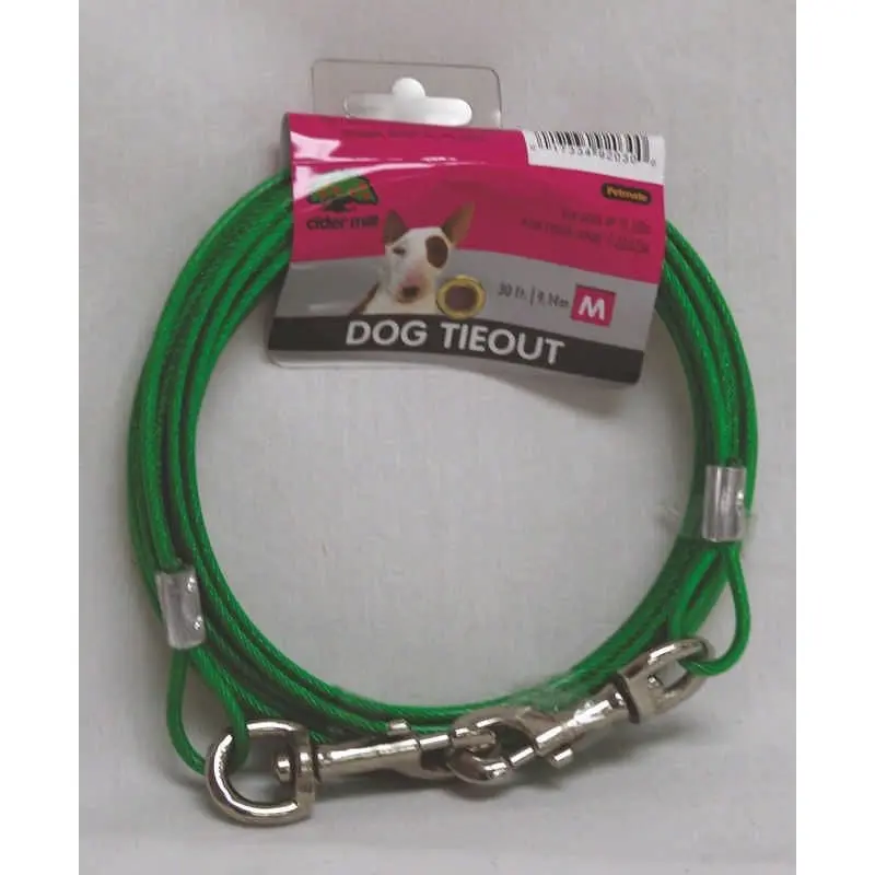 Vinyl Tieout 30 Feet Green