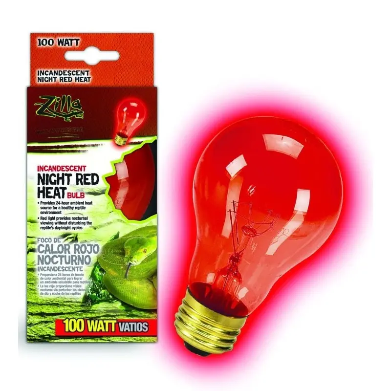 Zilla Night Red Heat Inc Bulb 100 Watt