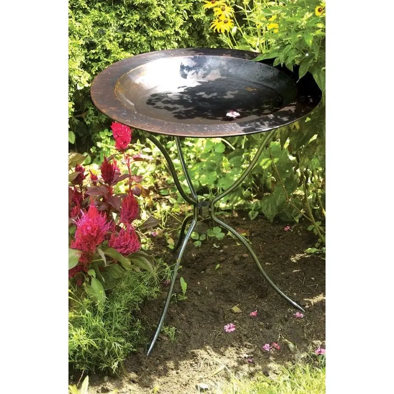 Classic Brass Birdbath