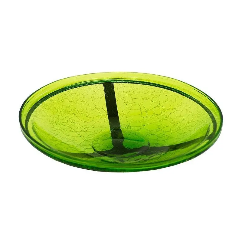 14In Crackle Glass Bowl