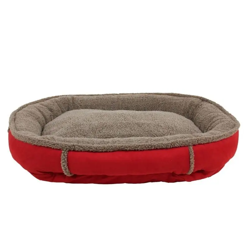 Carolina Pet Red Memory Round Comfy Cup Bed