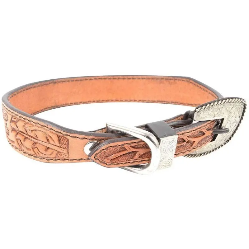 Cashel Dog Collar - Acorn Leaf LG 21 Acorn Leaf