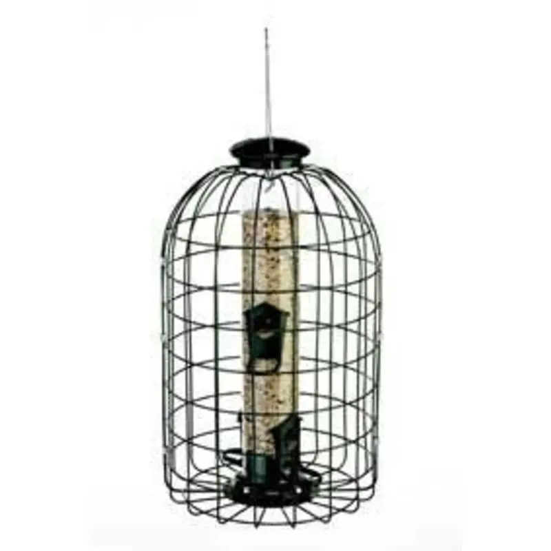 Audubon Squirrel Proof Caged Tube Feeder