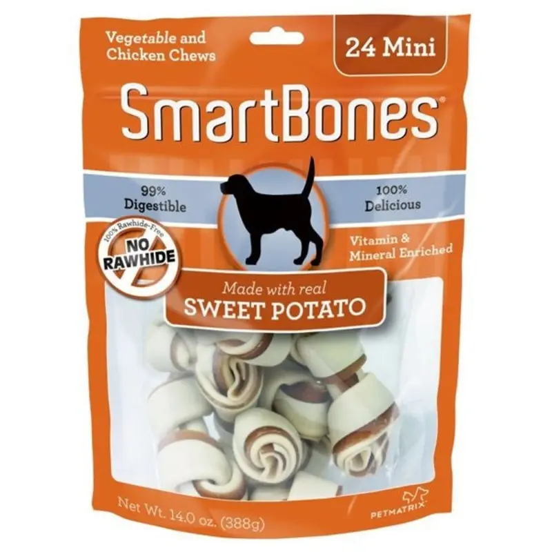 Smartbones Sweet Potato Mini/8 Pk Sweet Potato