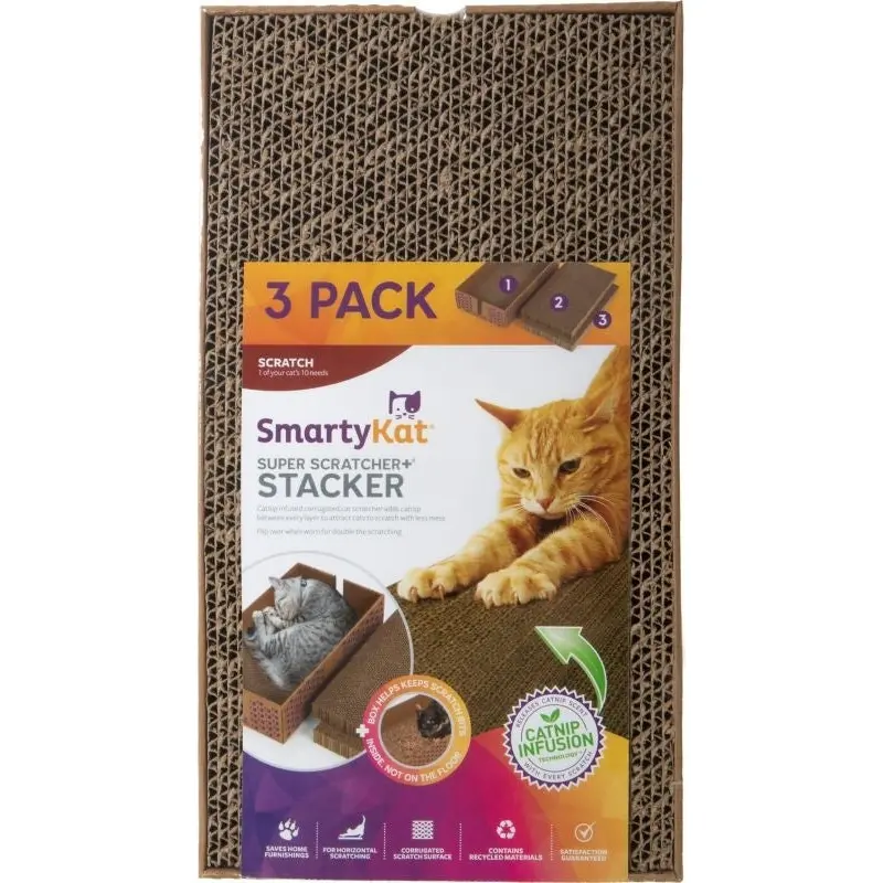 Smartykat Super Scratcher Stacker/Lounge