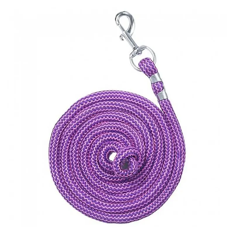 Tough1 Woven Poly Cord Lead 8ft Brn