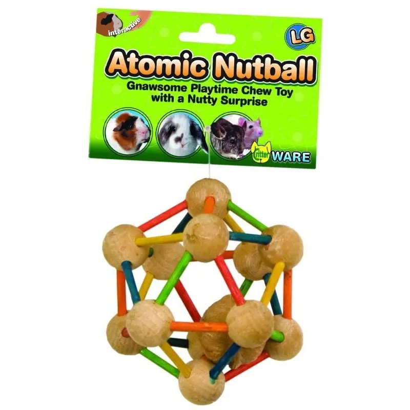 Ware Atomic Nut Ball For Small Animals Assorted