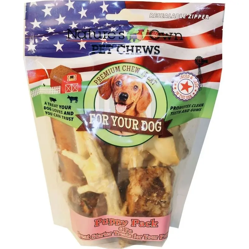 Best Buy Bones Usa Puppy Pk Nat Chew Treats 6oz