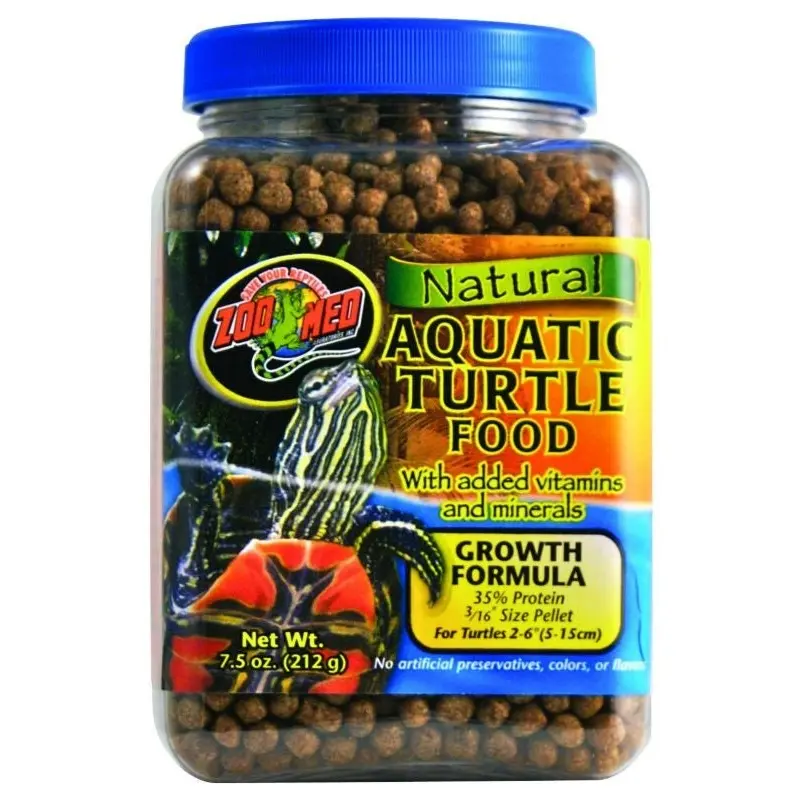 Zoo Med Aquatic Turtle Food - Grow Formula 8.75oz