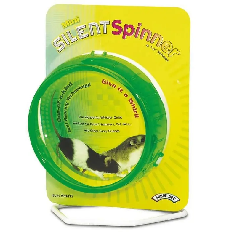 Silent Spinner Wheel For Small Animal 4.5 Assorted