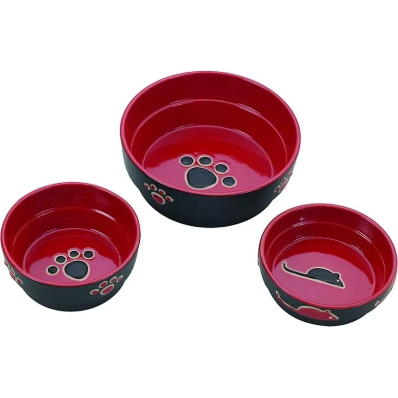 Spot Fresco Cat Dish 5 Red
