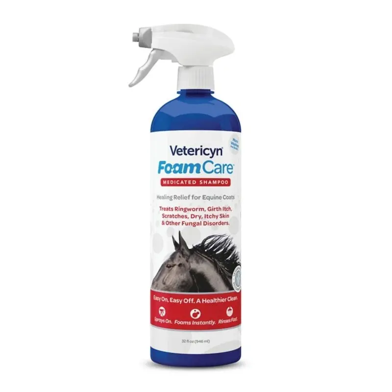 Vetericyn FoamCare Medicated Horse Shampoo