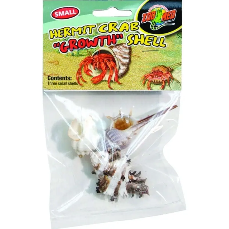 Zoo Med Hermit Crab Shell Small/3 Pack Natural