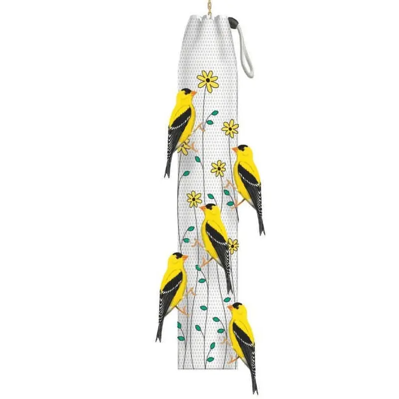 Thistle Sak Finch Feeder Yellow