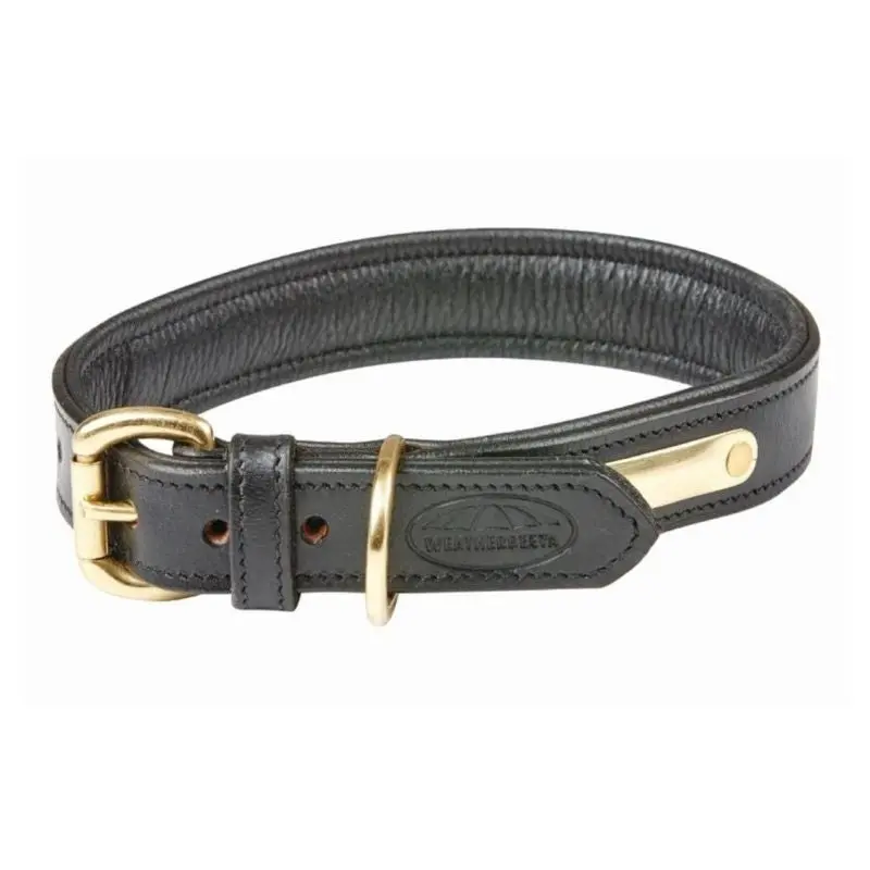 Weatherbeeta Padded Leather Dog Collar