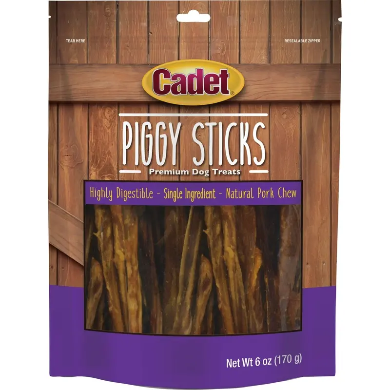 Cadet Pork Pizzle Dog Treat 6oz