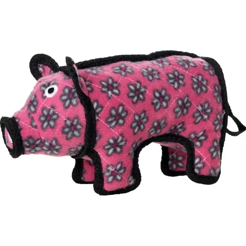 Tuffy Jr Barn Yard Pig Durable Soft Dog Toy