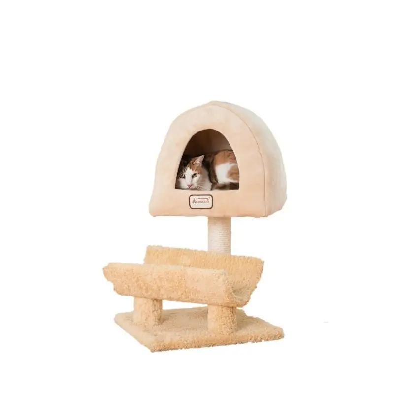 Armarkat Real Wood Cat Tree w Scratching Post