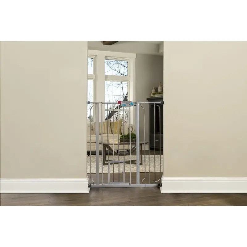 Carlson Pet Platinum Extra Tall Gate with Pet Door