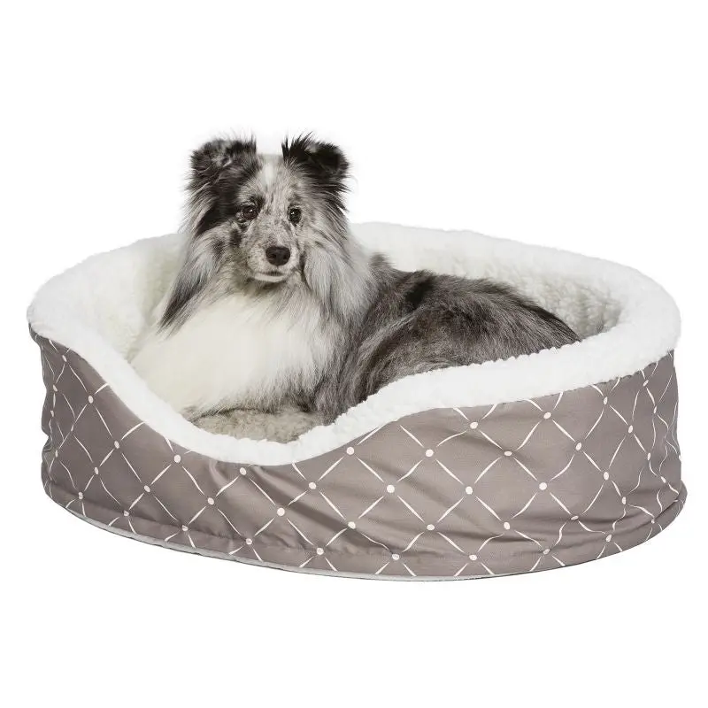 Quiet Time Ortho Mushroom Cradle Dog Bed