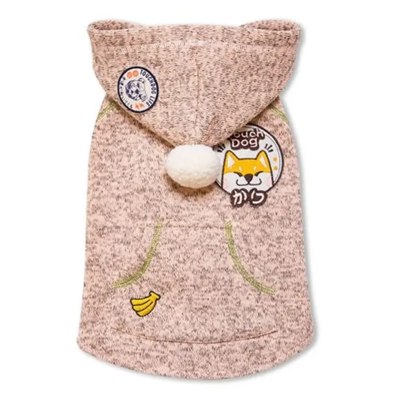 Touchdog Hippie Dog Hooded Sweater